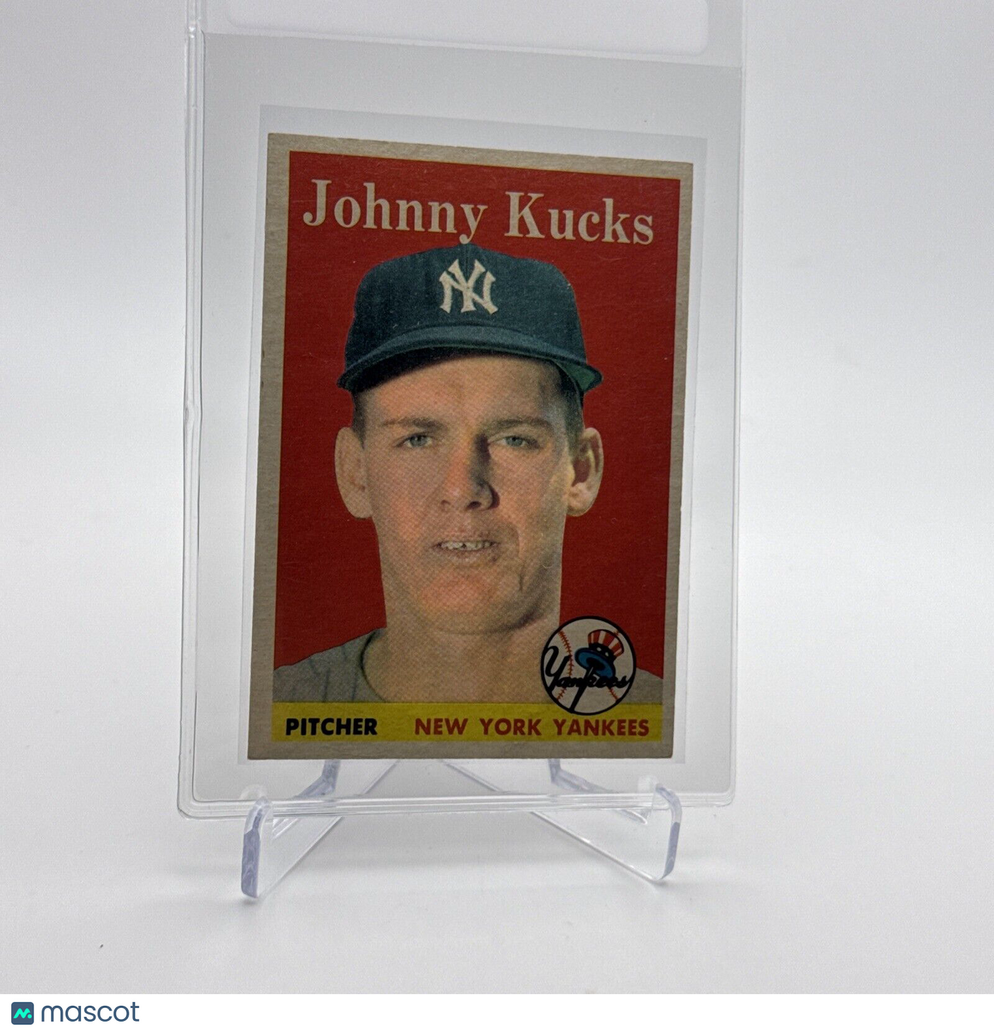 1958 Topps Johnny Kucks Baseball Card #87 EX Quality #2 FREE SHIPPING