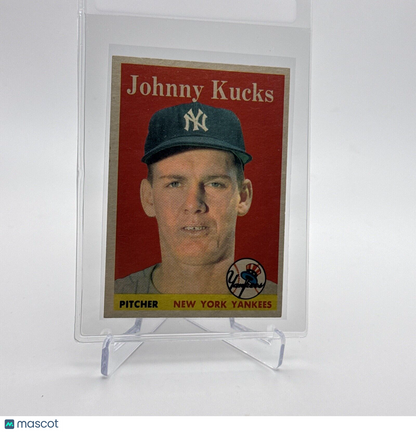 1958 Topps Johnny Kucks Baseball Card #87 EX Quality #2 FREE SHIPPING