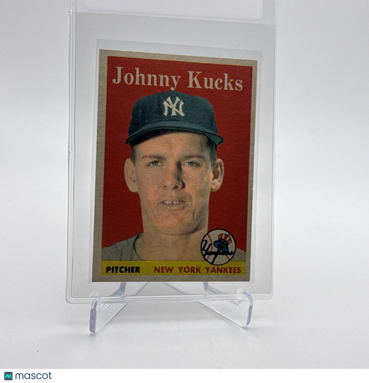 1958 Topps Johnny Kucks Baseball Card #87 EX Quality #2 FREE SHIPPING