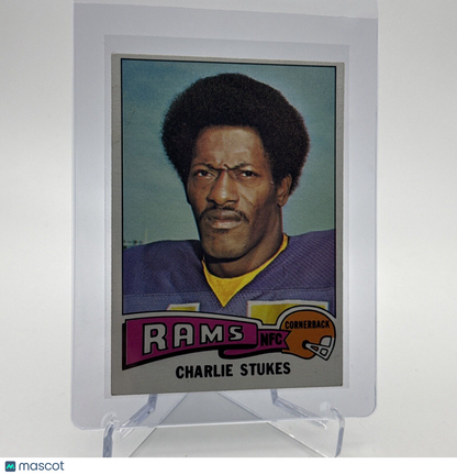1975 Topps Charlie Stukes Football Card #66 NM Quality FREE SHIPPING