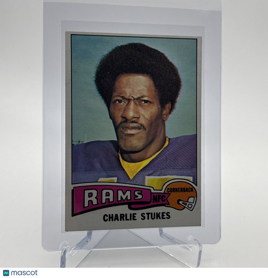 1975 Topps Charlie Stukes Football Card #66 NM Quality FREE SHIPPING