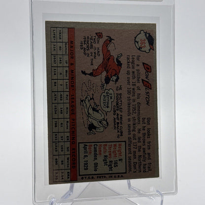 1958 Topps Don Elston Baseball Card #363 EX Quality #3 FREE SHIPPING