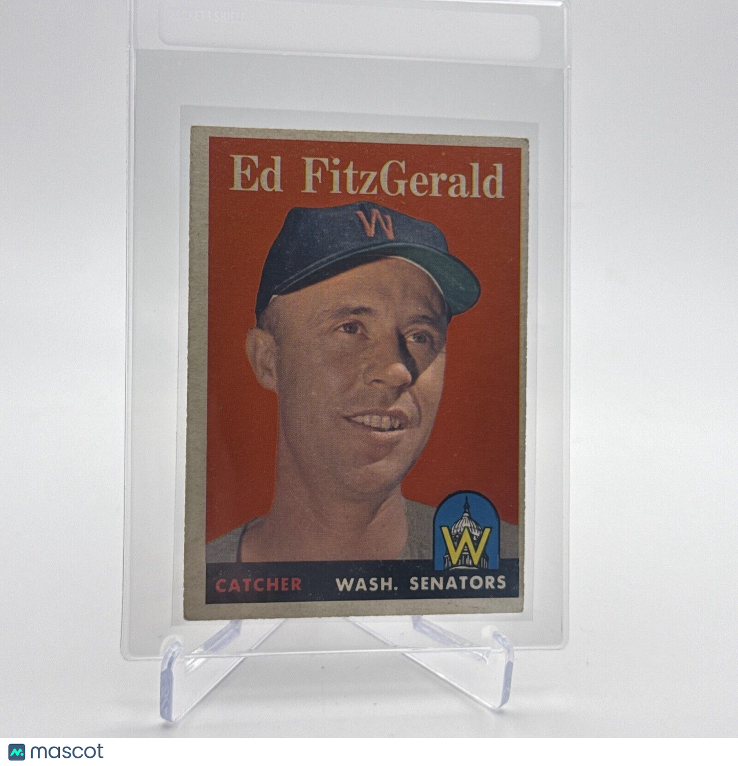1958 Topps Ed Fitzgerald Baseball Card #236 EX Quality FREE SHIPPING