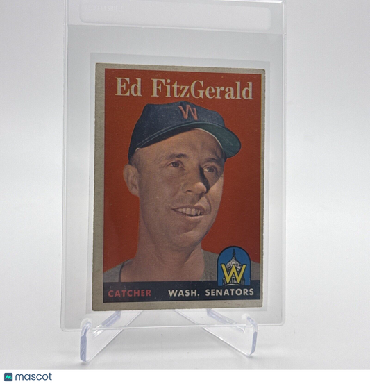 1958 Topps Ed Fitzgerald Baseball Card #236 EX Quality FREE SHIPPING