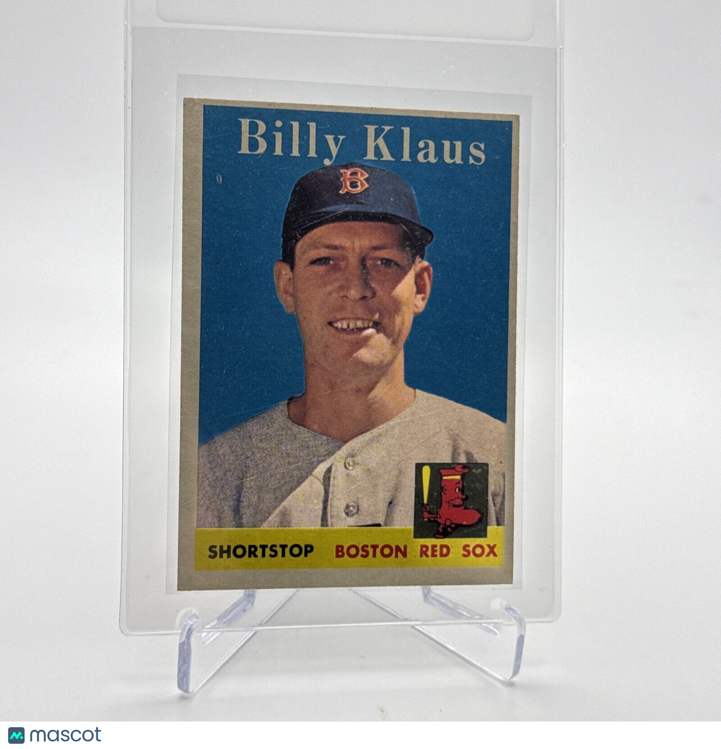1958 Topps Billy Klaus Baseball Card #89 EX Quality #7 FREE SHIPPING