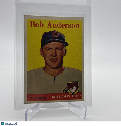 1958 Topps Bob Anderson Rookie Baseball Card #209 EX Quality FREE SHIPPING
