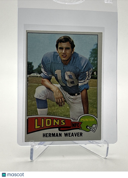 1975 Topps Herman Weaver Football Card #146 NM Quality FREE SHIPPING