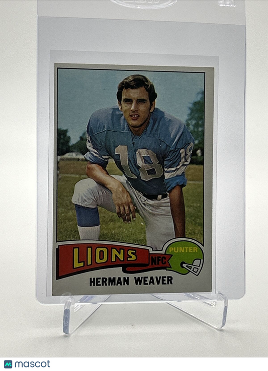 1975 Topps Herman Weaver Football Card #146 NM Quality FREE SHIPPING