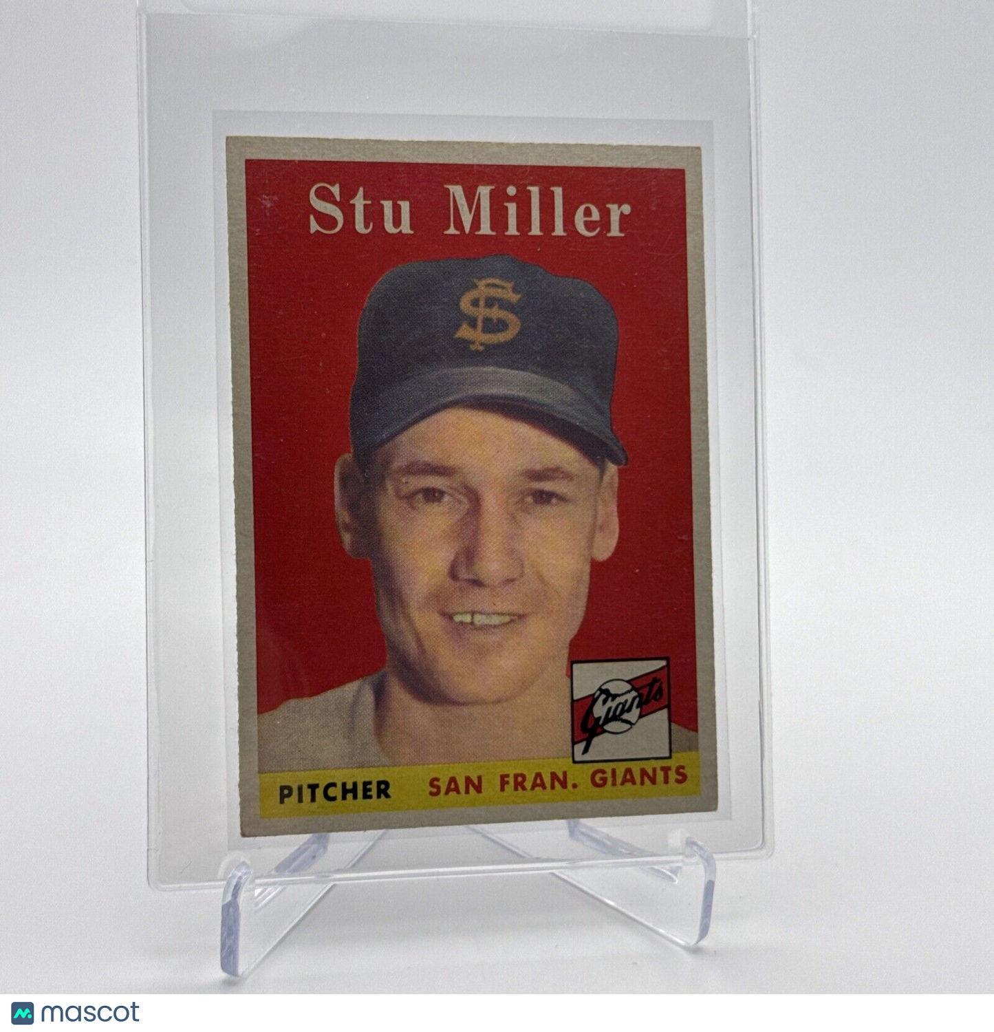1958 Topps Stu Miller Baseball Card #111 EX Quality #3 FREE SHIPPING