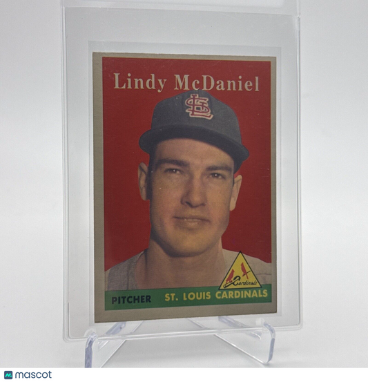 1958 Topps Lindy McDaniel Baseball Card #180 EX Quality #3 FREE SHIPPING