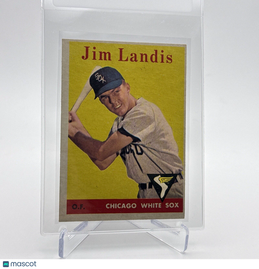 1958 Topps Jim Landis Baseball Card #108 EX Quality #3 FREE SHIPPING