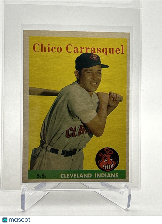 1958 Topps Chico Carrasquel Baseball Card #55 EX Quality #4 FREE SHIPPING