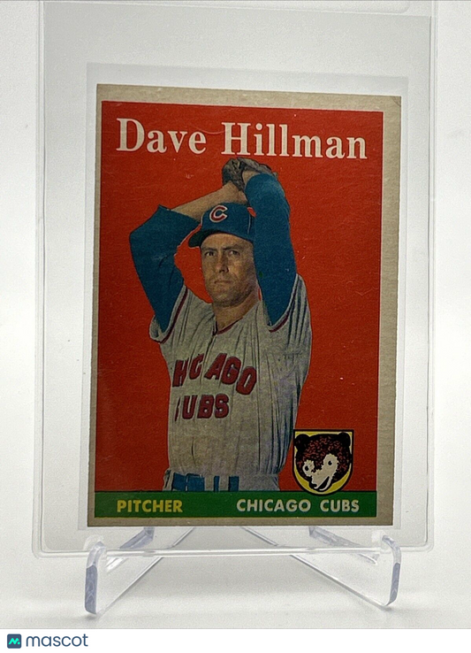 1958 Topps Dave Hillman Baseball Card #41 EX Quality #4 FREE SHIPPING
