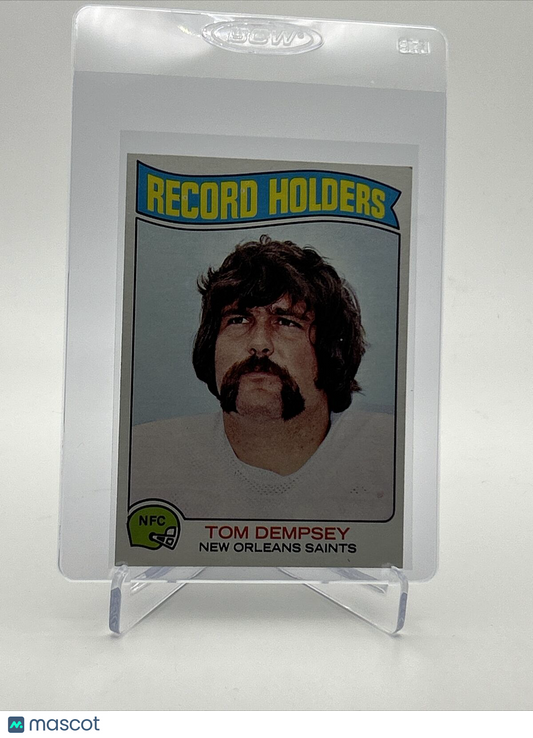 1975 Topps Tom Dempsey Football Card #353 NM Quality FREE SHIPPING