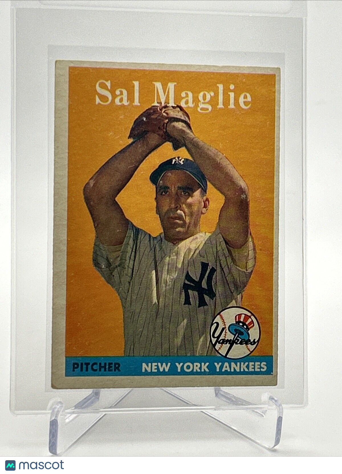 1958 Topps Sal Maglie Baseball Card #43 EX Quality #2 FREE SHIPPING
