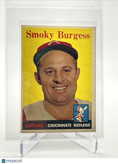 1958 Topps Smoky Burgess Baseball Card #49 EX Quality #2 FREE SHIPPING