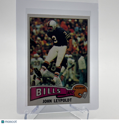 1975 Topps John Leypoldt Football Card #273 NM Quality #5 FREE SHIPPING