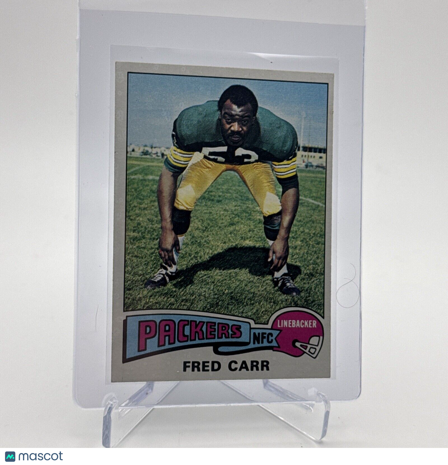 1975 Topps Fred Carr Football Card #233 NM Quality #4 FREE SHIPPING