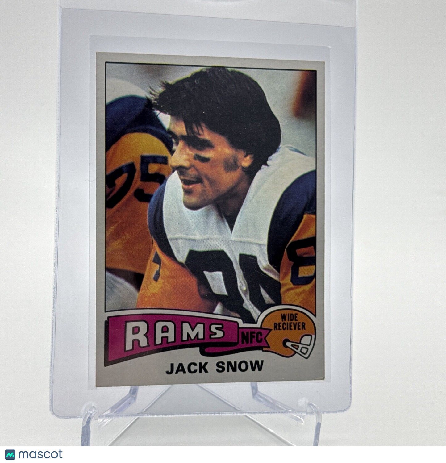 1975 Topps Jack Snow Football Card #258 NM Quality #6 FREE SHIPPING