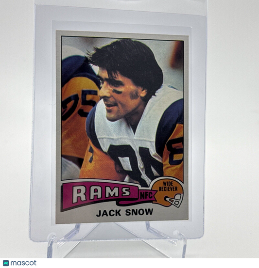 1975 Topps Jack Snow Football Card #258 NM Quality #6 FREE SHIPPING