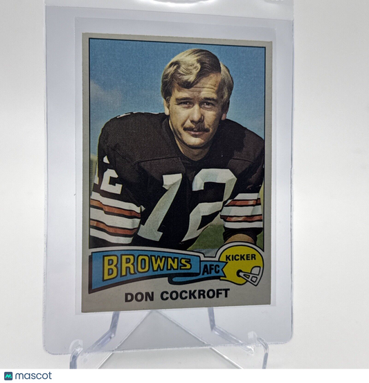 1975 Topps Don Cockroft Football Card #244 NM Quality #3 FREE SHIPPING