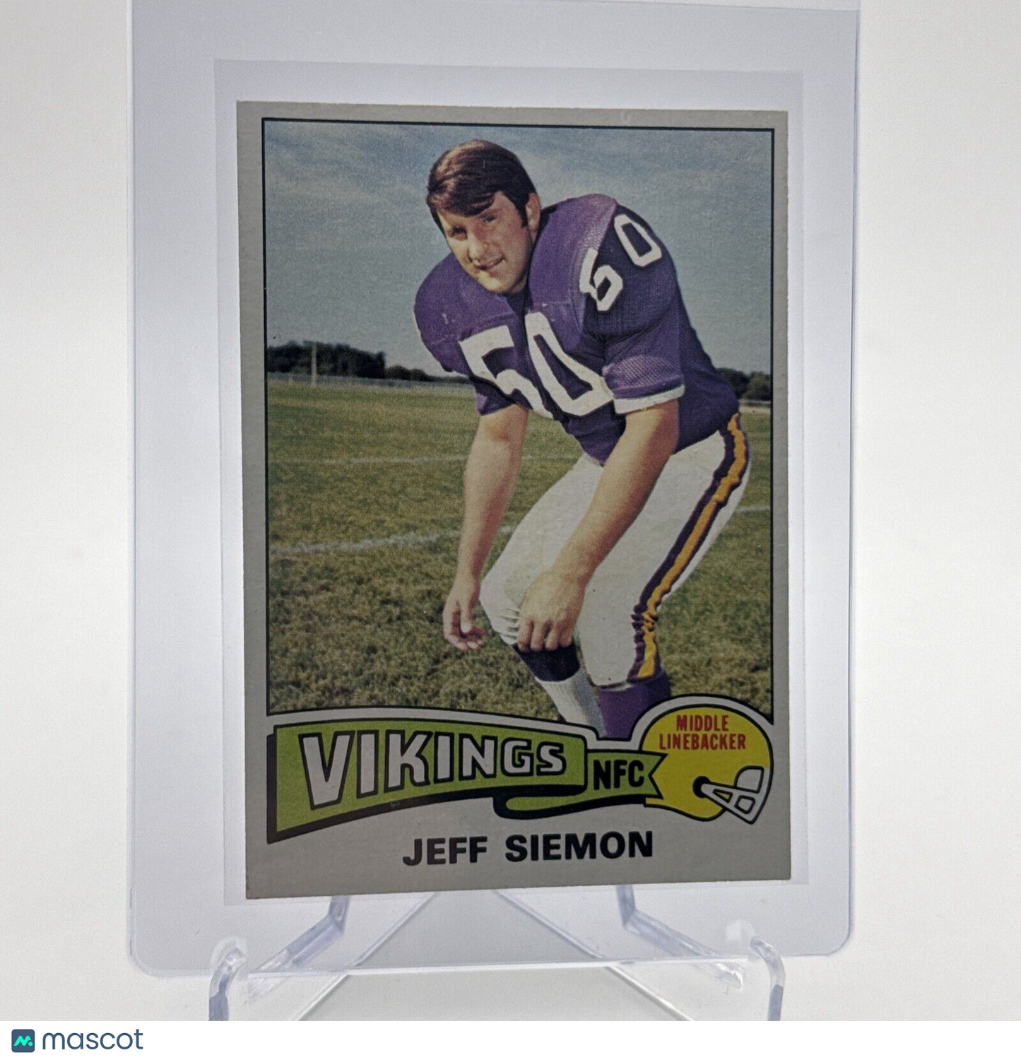 1975 Topps Jeff Siemon Football Card #268 NM Quality #2 FREE SHIPPING