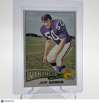1975 Topps Jeff Siemon Football Card #268 NM Quality #2 FREE SHIPPING