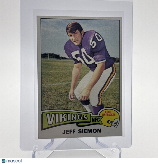 1975 Topps Jeff Siemon Football Card #268 NM Quality #2 FREE SHIPPING