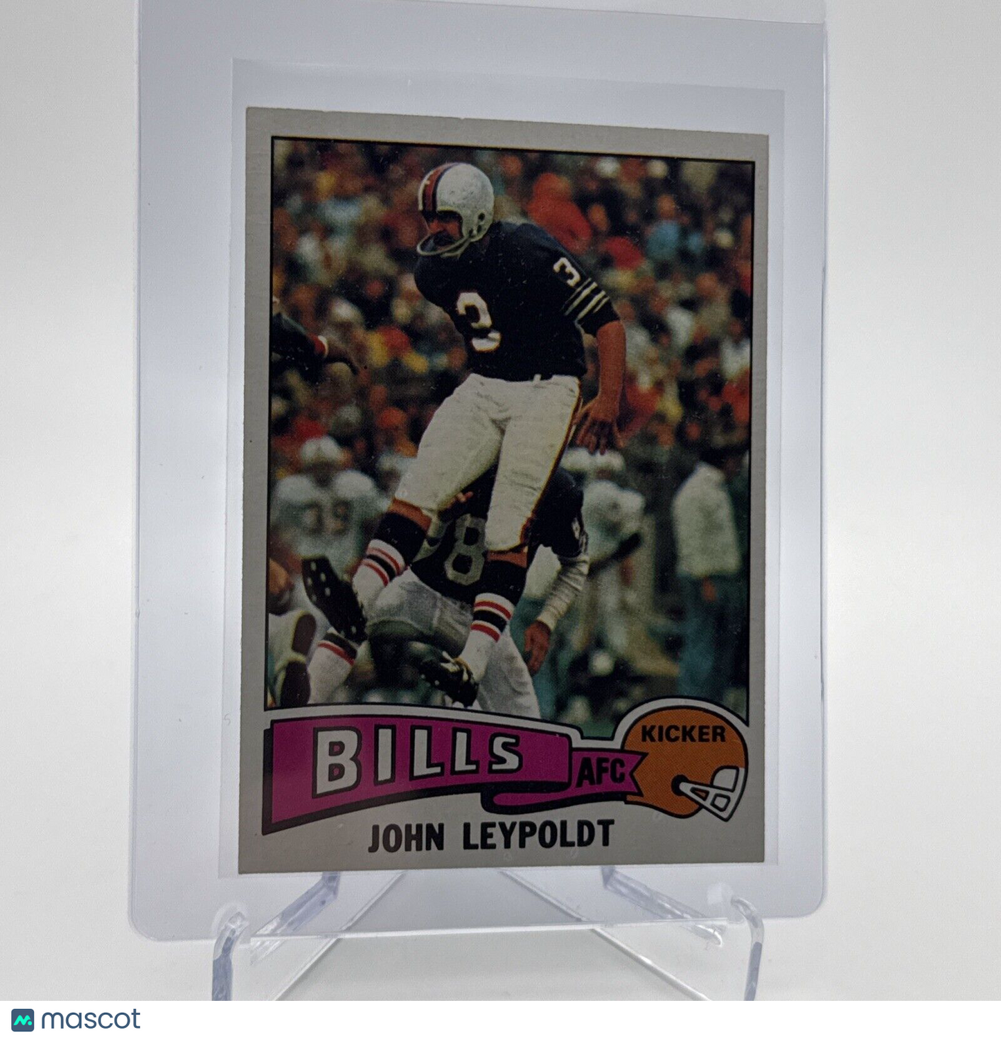 1975 Topps John Leypoldt Football Card #273 NM Quality #6 FREE SHIPPING