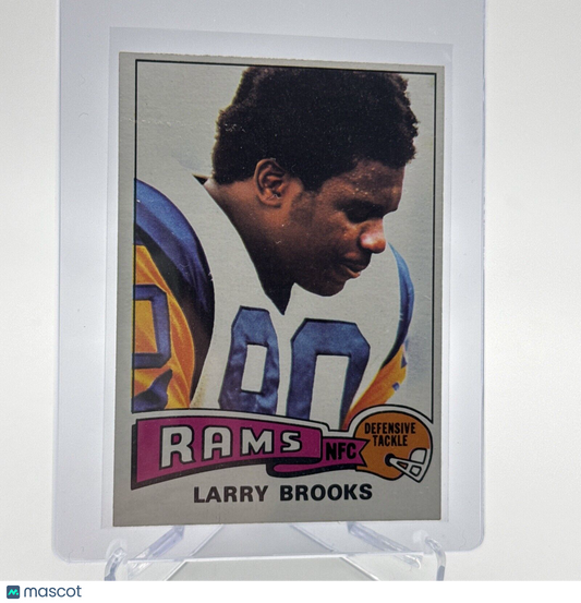 1975 Topps Larry Brooks Football Card #231 NM Quality #3 FREE SHIPPING