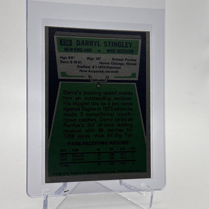 1975 Topps Darryl Stingley Football Card #238 NM Quality #2 FREE SHIPPING