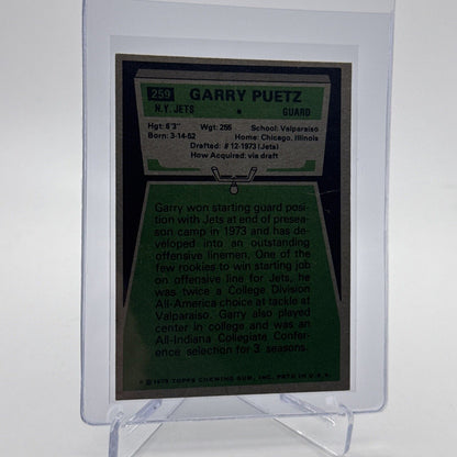 1975 Topps Garry Puetz Rookie Football Card #259 NM Quality #2 FREE SHIPPING