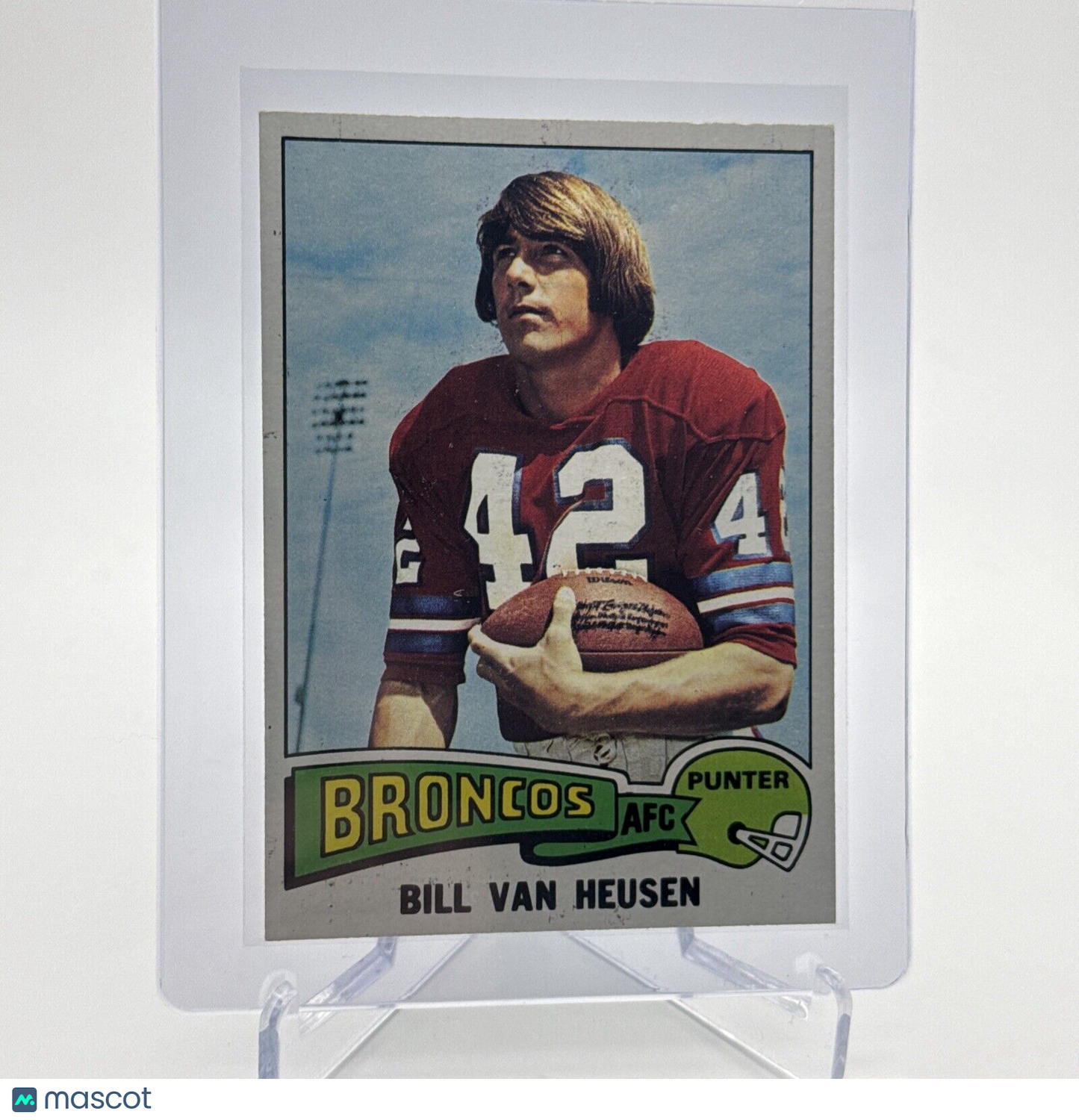 1975 Topps Bill Van Heusen Football Card #267 NM Quality #2 FREE SHIPPING