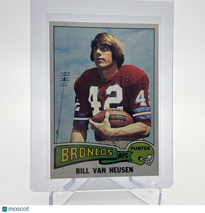 1975 Topps Bill Van Heusen Football Card #267 NM Quality #2 FREE SHIPPING