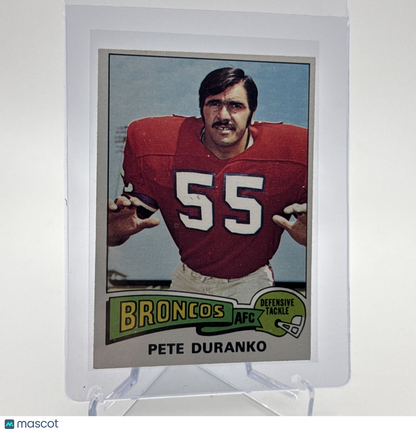 1975 Topps Pete Duranko Football Card #187 NM Quality #10 FREE SHIPPING