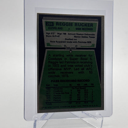 1975 Topps Reggie Rucker Football Card #288 NM Quality #2 FREE SHIPPING
