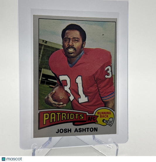 1975 Topps Josh Ashton Football Card #266 NM Quality #3 FREE SHIPPING