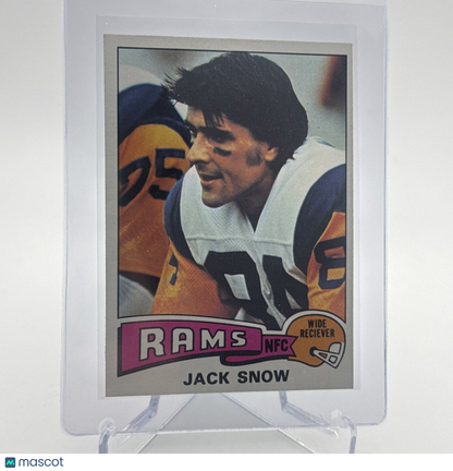 1975 Topps Jack Snow Football Card #258 NM Quality FREE SHIPPING