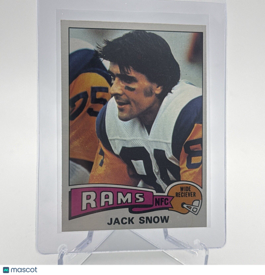 1975 Topps Jack Snow Football Card #258 NM Quality FREE SHIPPING