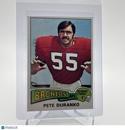 1975 Topps Pete Duranko Football Card #187 NM Quality #7 FREE SHIPPING