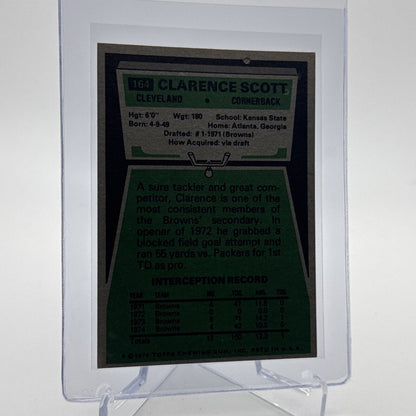 1975 Topps Clarence Scott Football Card #164 NM Quality #4 FREE SHIPPING