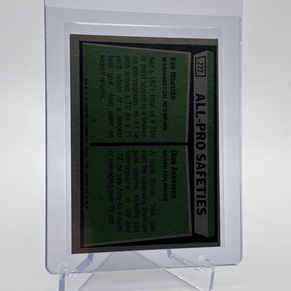 1975 Topps 1974 All-Pro Safeties Football Card #222 NM Quality #5 FREE SHIPPING