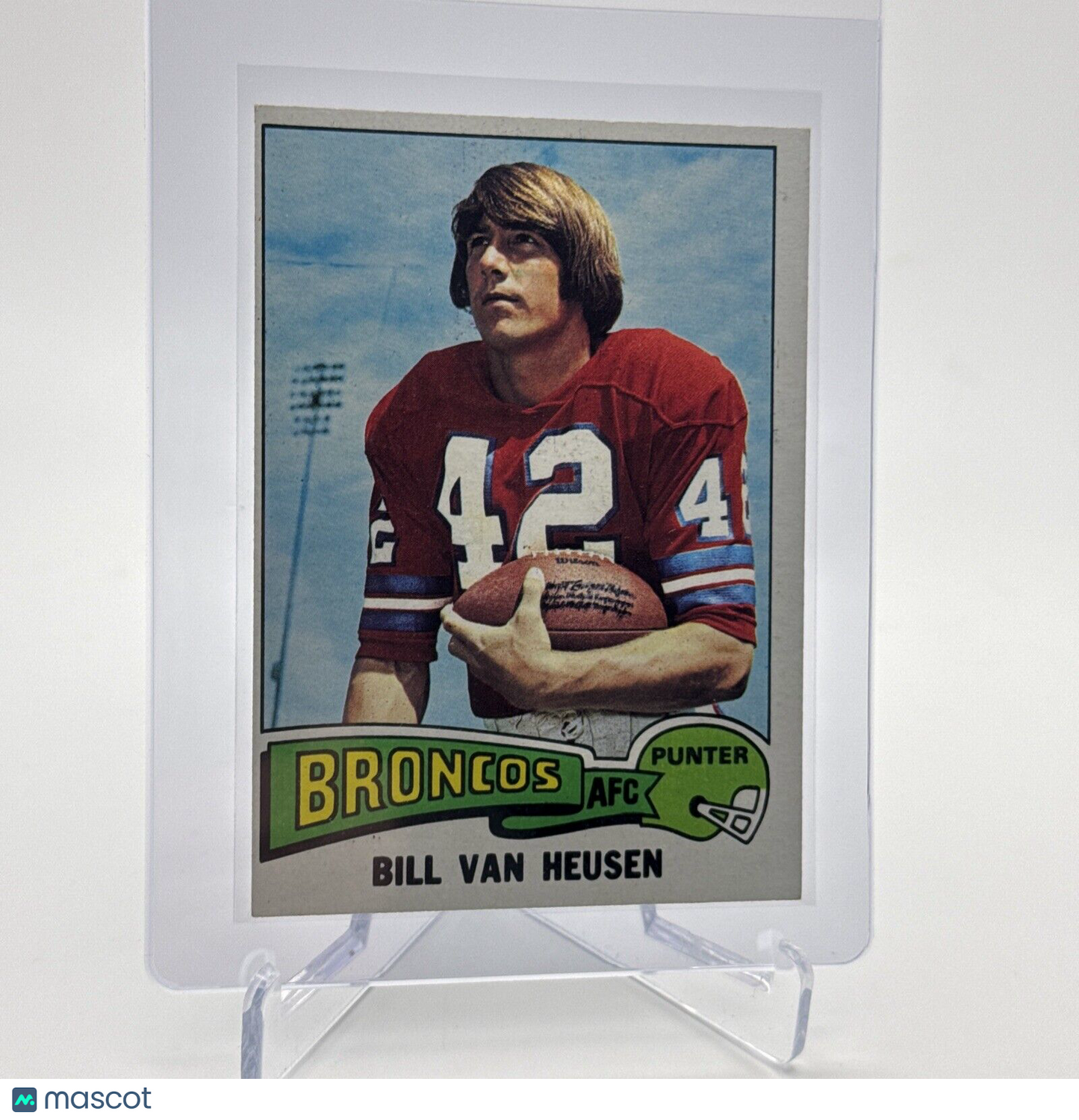 1975 Topps Bill Van Heusen Football Card #267 NM Quality #4 FREE SHIPPING