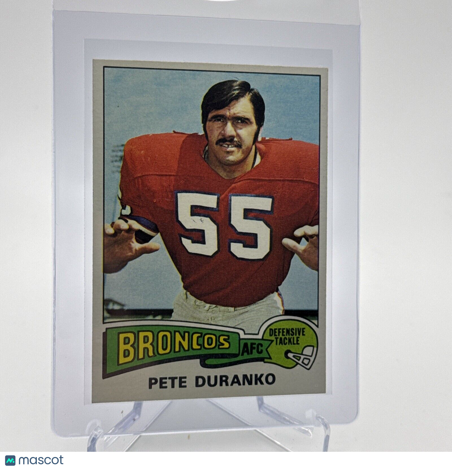 1975 Topps Pete Duranko Football Card #187 NM Quality #6 FREE SHIPPING