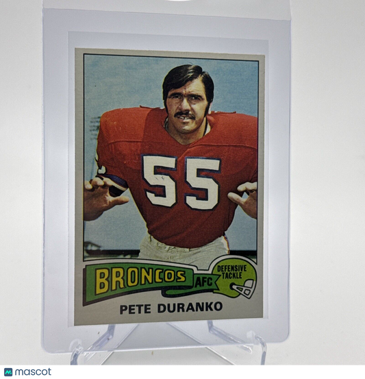 1975 Topps Pete Duranko Football Card #187 NM Quality #6 FREE SHIPPING