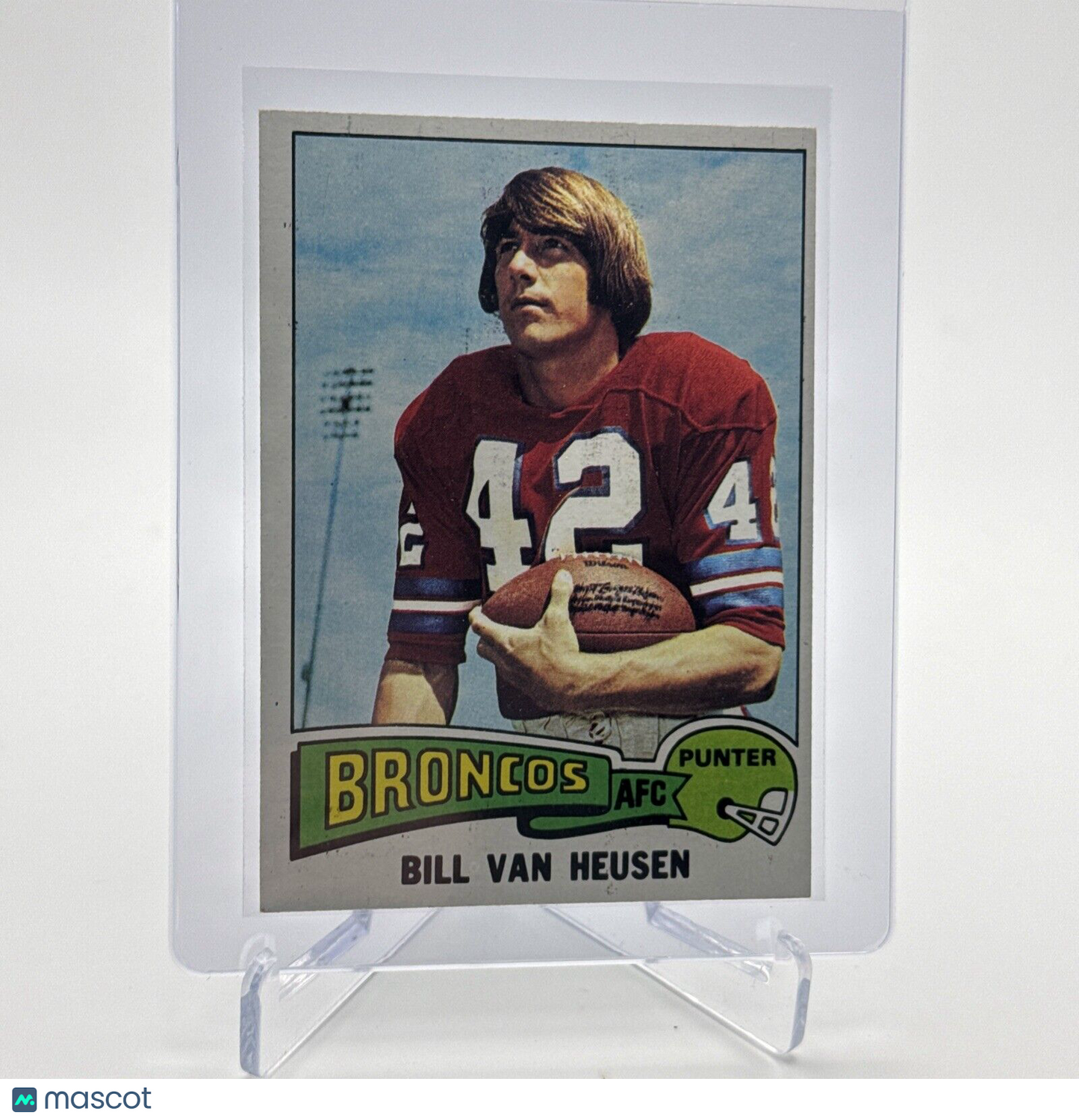 1975 Topps Bill Van Heusen Football Card #267 NM Quality #3 FREE SHIPPING
