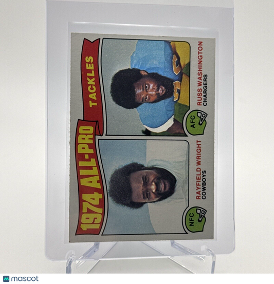 1975 Topps 1974 All-Pro Tackles Football Card #202 NM Quality #4 FREE SHIPPING