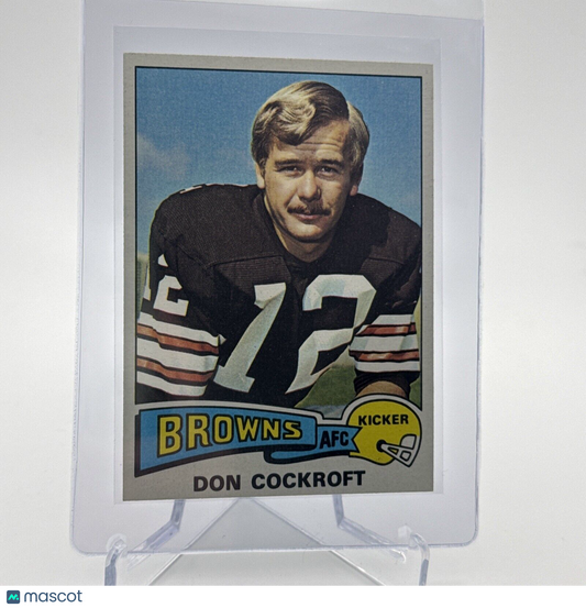 1975 Topps Don Cockroft Football Card #244 NM Quality #2 FREE SHIPPING