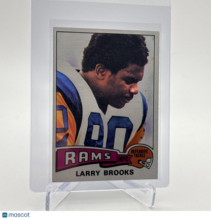 1975 Topps Larry Brooks Football Card #231 NM Quality #4 FREE SHIPPING