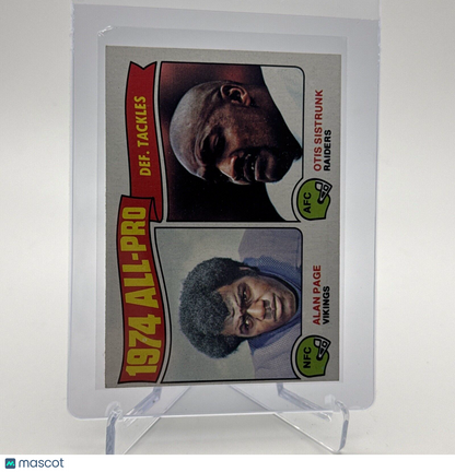 1975 Topps 1974 All-Pro Defensive Tackles Card #214 NM Quality #3 FREE SHIPPING